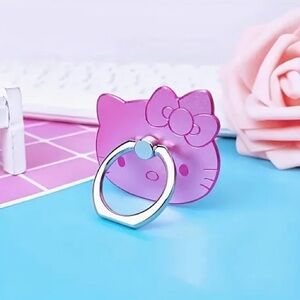 Hello Kitty Metallic Pink Phone Ring